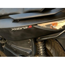 labelbike - 2 3D resin Stickers ''XCITING S'' writing for Motorcycle Scooters compatible with KYMCO 400i 2018-2023