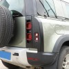carcartrim-2022 Gloss Black ABS Rear Tail Light Cover Trim For