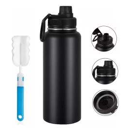 Botella De Agua Fría/caliente De Acero Inoxidable De 1.2 L