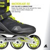 Rollerblade Macroblade 80 Men's Adult Fitness Inline Skate, Lime and