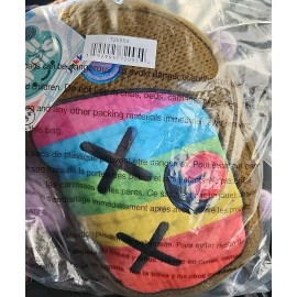 Jakks TV Television Set Ami Amis Jumbo 10”Plush Soft Crochet Stuffed Plush Toy NWT