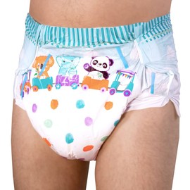 Rearz - Critter Caboose - 11000ml Adult Printed Diapers (Sample 2 Pack) (X-Large)