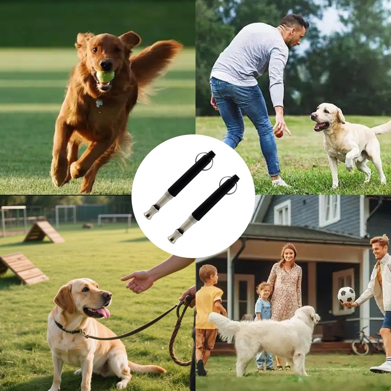 Bailinks Professional Ultrasonic Dog Whistle Set–Adjustable Frequency for Effective Training