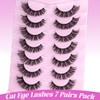 Mavphnee Eyelashes Natural Look Lashes Wispy D Curl False Eyelashes