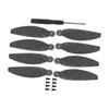 Kisangel 1 Set Propeller Blades for Mini Lightweight Impact Resistant