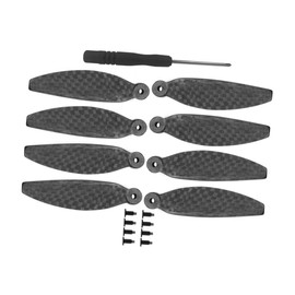 Kisangel 1 Set Propeller Blades for Mini Lightweight Impact Resistant Easy Installation Professional Replacement Parts for Drones