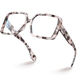 VISOONE Oversized TR90 Blue Light Blocking Glasses Fashion Accessories Non Prescription for Women Harvard