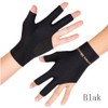 TOPDANCHUANG 2PCS Anti Slip Billiard Glove 3 Fingers Show Gloves