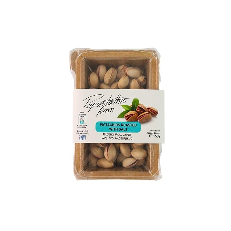 Papastathis Farm Greek Roasted Pistachios with Salt 150g