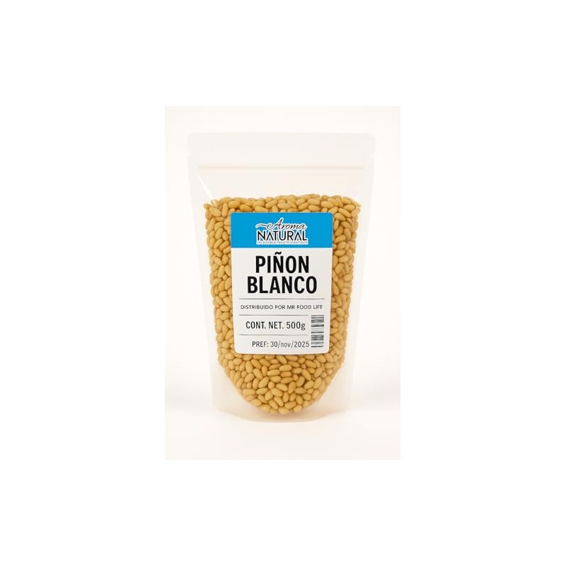Aroma Natural Piñon Blanco Pelado, 500G