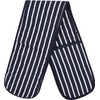 Molly Malou 100% Cotton Double Oven Gloves Butcher Quilted Stripe