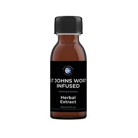Mystic Moments | St John's Wort Infused Herbal Oil | Hypericum Perforatum | Anti-Inflammatory Skincare for Scars, Fine Lines & Skin Conditions | Infused in Sunflower Oil | 250ml