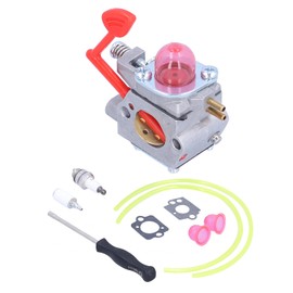 Joyzan Carburetor Kit, Craftsman Gas Blower Fuel Line Filter Gasket Spark Plug Replace Replacement Parts Strong Structure Aluminum Accessory Fit for 358794600 25Cc 200 Mph 430 Cfm