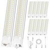 Super Bright 50W Led Shop Lights 4FT 10-Pack 5000K 7500LM