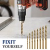 Misuyue 4.2mm/0.165" M35 Cobalt Drill Bits, 6pcs Metal HSS Twist