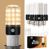 Neporal BlazeMax Battery Operated Light Bulb Bright, Rechargeable Light Bulbs