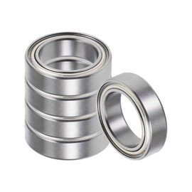 Kozelo 5pcs 6700ZZ Ball Bearings 10x15x4mm Chrome Steel Double Shielded Deep Groove Ball Bearings for Machinery and Industrial Applications