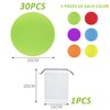 30 Round Carpet Markers, 1 Storage Bag, Classroom Floor Markers,