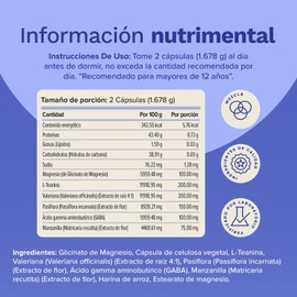 Nutravia Night Blend Magnesio para Dormir con GABA, L Teanina, Valeriana, Pasiflora y Manzanilla - Ayuda a la Relajación y al Estrés Suplemento - Ingredientes Naturales - 60 Cápsulas Veganas