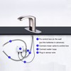 Gangang Touchless Bathroom Sink Faucet Adjustable Water Temperature Brass Automatic