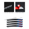 XMZAIMY ‌4PCS Universal 3D Red and Blue Blade Wheels Stickers