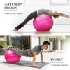Anti-burst Yoga Ball 55cm/65cm/75cm Stability Balance Ball Pilates Barre Physical
