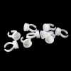100 Piezas Anillos Para Pigmento De Pestaas,cejas.belleza Blanco