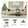 Novilla Snack Side Table C Shaped End Table Couch Table