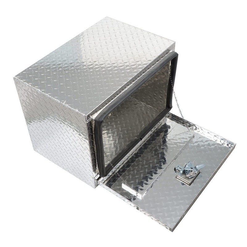 LABLT 24 Inch Silver Aluminum Diamond Plate Tool Box Organizer