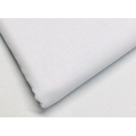Plain White Fabric, 100% Cotton, Extra Wide (150 CM) - Ideal for Arts & Crafts, Dressmaking, Quilting, Sewing, Bedding, Pillowcases, Bunting - Soft, Durable, High-Quality Material by JMW.®