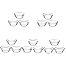 Alipis 5sets Serving Bowl Set Small Stackable Bowls for Food Non-Toxic and Easy to Clean Pudding 3pcs*5