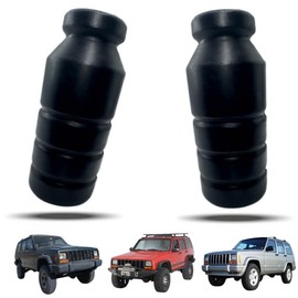 5"XJ Front Bump Stops XJ Polyurethane Extended Bump Stops Compatible with Cherokee XJ 1997-2001 2WD/4WD with Lift (Pack of 2) Black