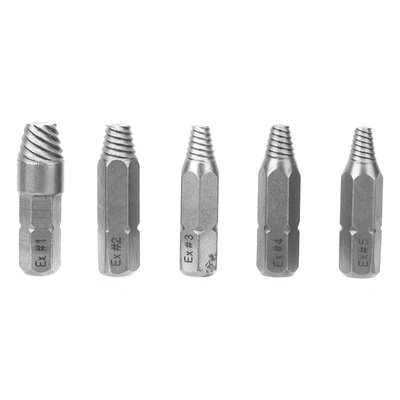 22PCs Screw Extractor Left Hand Thread Tool Set Durable Hardware