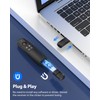 2-in-1 USB Type C Presentation Clicker Wireless Presenter Remote Clicker