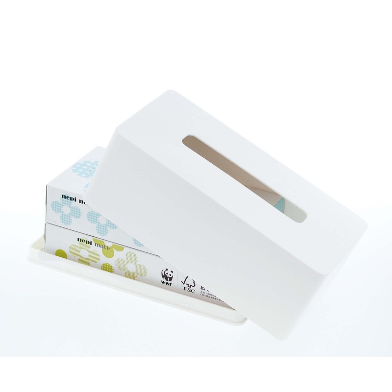 Yamazaki Industrial 3901 Thick Tissue Case, White, Approx. W 10.2