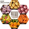 Xbopetda Potato Storage Bin With Lid and Handle - Stackable