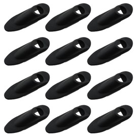 LUORNG 12PCS Single Hole Housing Fixed Device Frame Embedded Brake Shifter Line Bike Line Pipe Clamp Bike Grommets Brake Shifter Line Pipe Cable Tube Buckle Over The Line Card