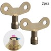 LKG® 2 pcs Solid Brass Radiator Key - Radiator Bleed