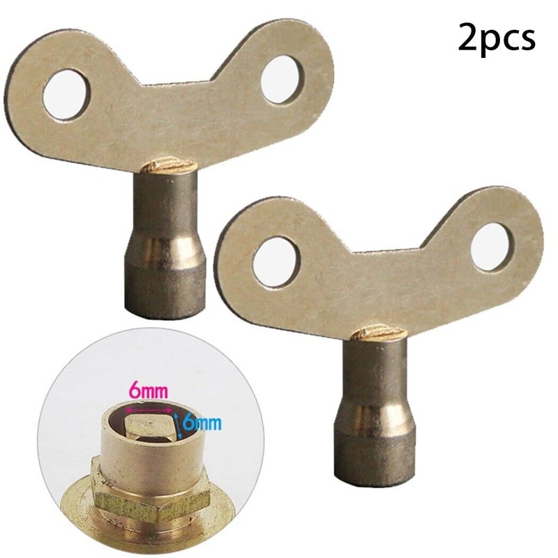 LKG® 2 pcs Solid Brass Radiator Key - Radiator Bleed