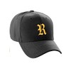 Daxton Structured Baseball Hat Cap Curved Visor Old English Font
