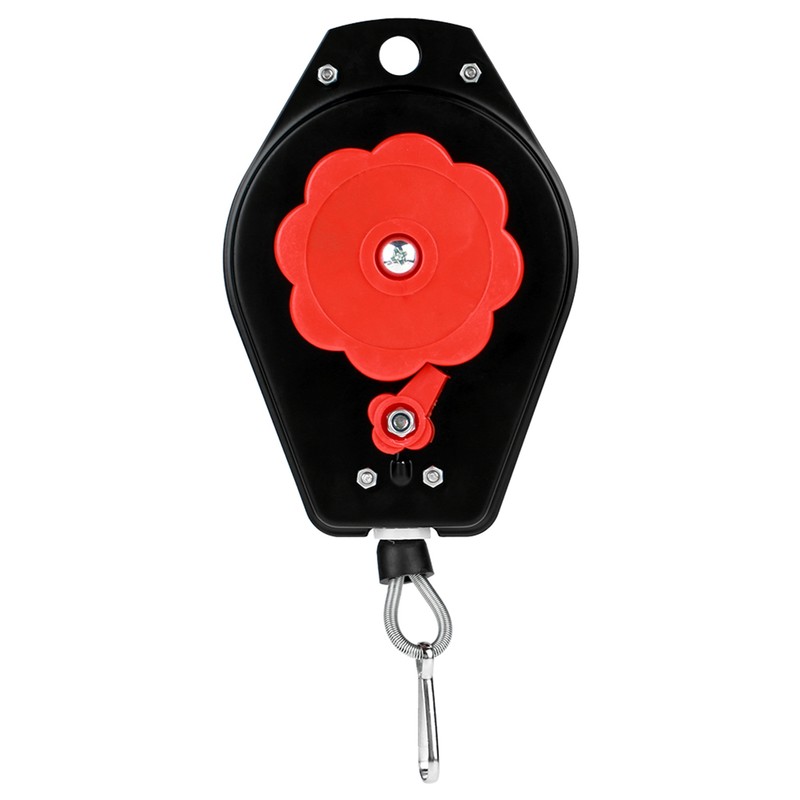 New Spring Balancer Retractable Tool Holder Hanger Capacity 0.6~2.0kg ES620(Black)