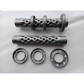 Car Chemistry, Inc. 3.5" Lake Header Baffles Mufflers Lakester Baffle Kit (Pair) No Caps