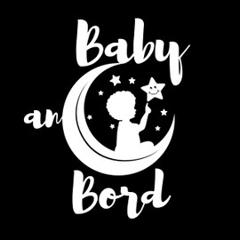 Baby on Board Sticker Car, Baby on Board Sticker, Baby Car Sticker 16 x 13.5 cm, Weatherproof and UV-Resistant Sticker Car, Sticker Baby and Car Baby for Safe Drives with Your Child