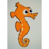 Finding Nemo Sheldon Sea Horse Die Cut Paper Piecing  Scrapbook Embellishment