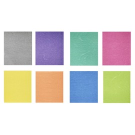 Hugs Living Swedish Dish Cloth, 8 Pack Reusable Sponge Cleaning Cloths, Lint-Free Super Absorbent and Fast Dry, for Kitchen Bathroom and Daily Household Cleaning (Solid)