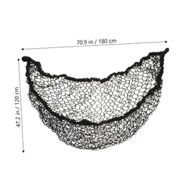 Totority Jumbo Stuffed Animal Toy Storage Hammock Polyester Mesh Easy Install Great for Bedrooms Playrooms Tidy Home Dec