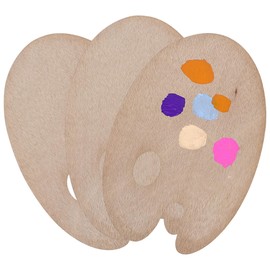 SHIDOW Wooden Palette for Painting, Wooden Palette for Oil Painting with Cover, Painting Palette, Oil Paint Palette, Wood Paint Palette, Art Pallet for Painting(3Pcs)