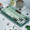TIMSEKER Mint Mambo 147 Keys Mint Green Keycaps Set, Custom