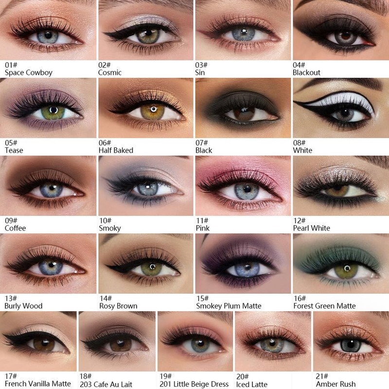 Kaely Pressed Single Eyeshadow Makeup, Amber Rush Shimmer Highly Pigmented
