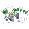 Cala Home Blue Delft Vases Premium Decorative Hardboard Tabletop Placemats